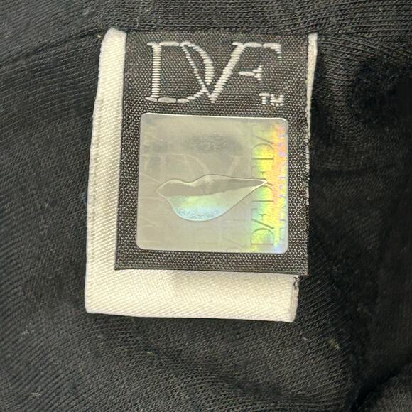 Diane Von Furstenberg Zarita Black Stretch Lace Dress Women’s Size 4 - Picture 7 of 9